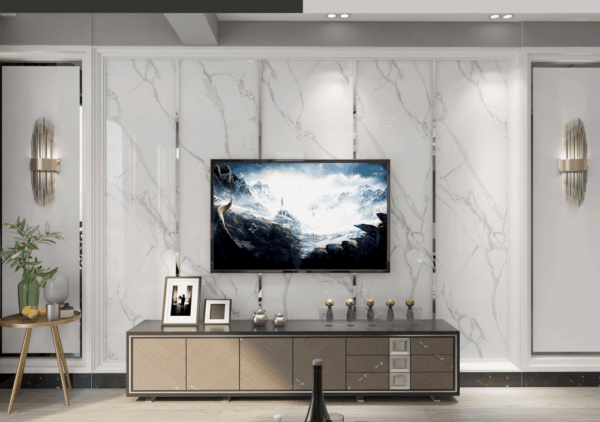 Glossy White Venetian Panel - Image 3