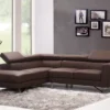 5-Seater Leather Corner Sofa - Image 2