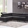 5-Seater Leather Corner Sofa