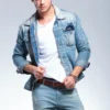Denim Shirt with Pocket Square - Image 3