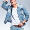 Denim Shirt with Pocket Square - Image 2