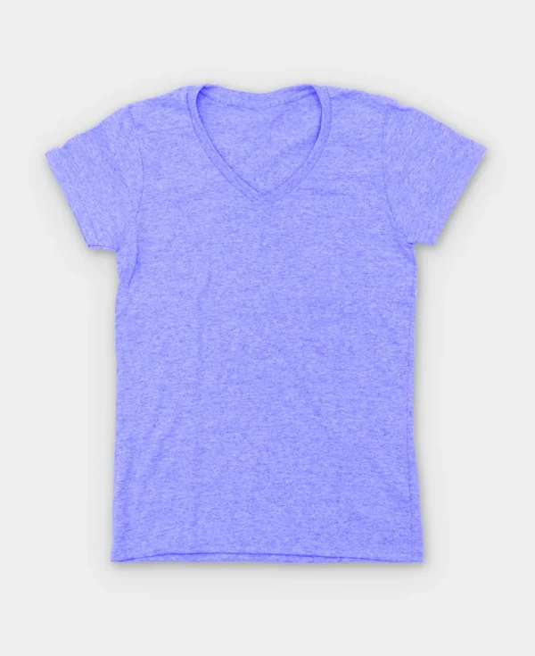 V-neck Plain T-Shirt - Image 4